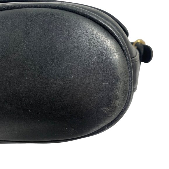 Vintage COACH Soho Fletcher 4150 Black Leather Zip Top Buckle Crossbody Bag 1999 - Picture 6 of 16